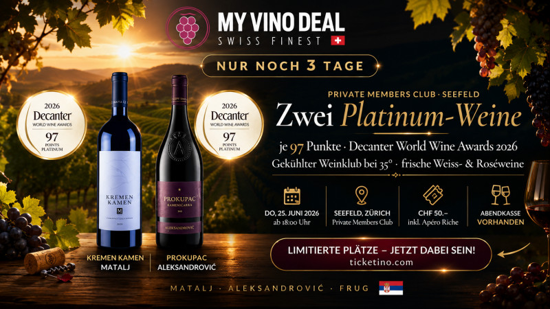 🍷 MY VINO DEAL · Private Members Club Seefeld