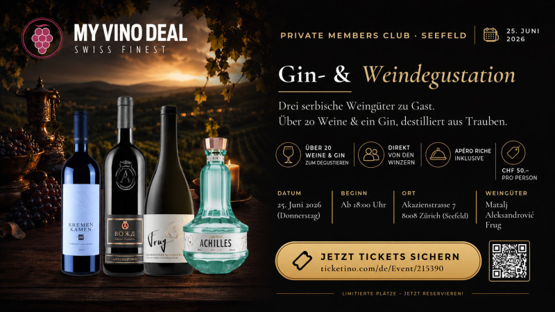 🍷 Drei serbische Weingüter zu Gast in Zürich